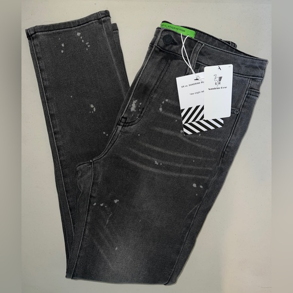 👖 NWT! Sandrine Rose Polka Grey Jean - Picture 9 of 9